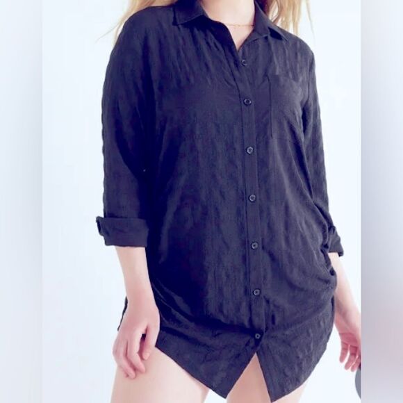 🛍️Time And Tru Women’s Cover Up Shirts with Long Sleeves Size : Small 💥 - Picture 1 of 6